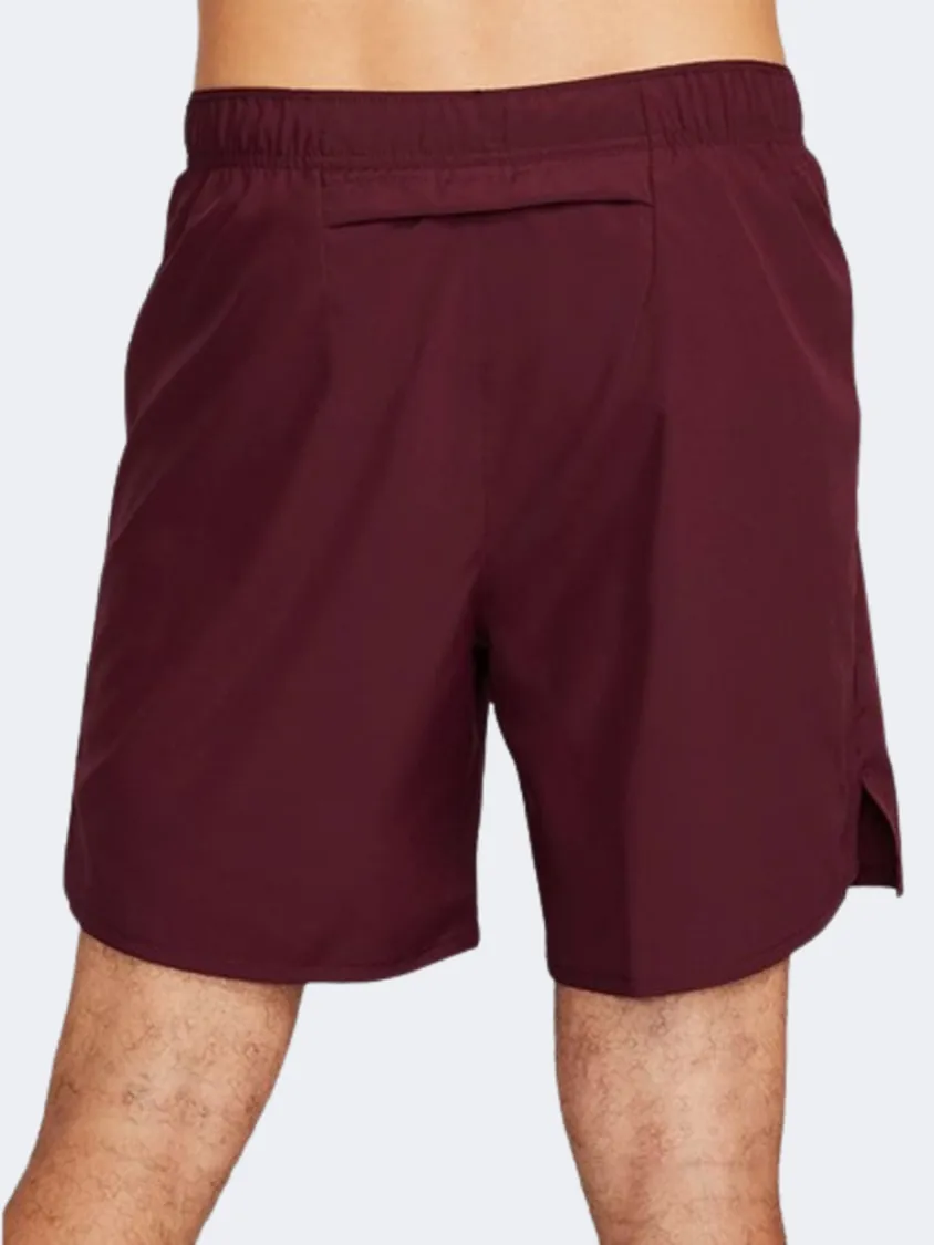 Nike Challenger Men Running Short Night Maroon/Black