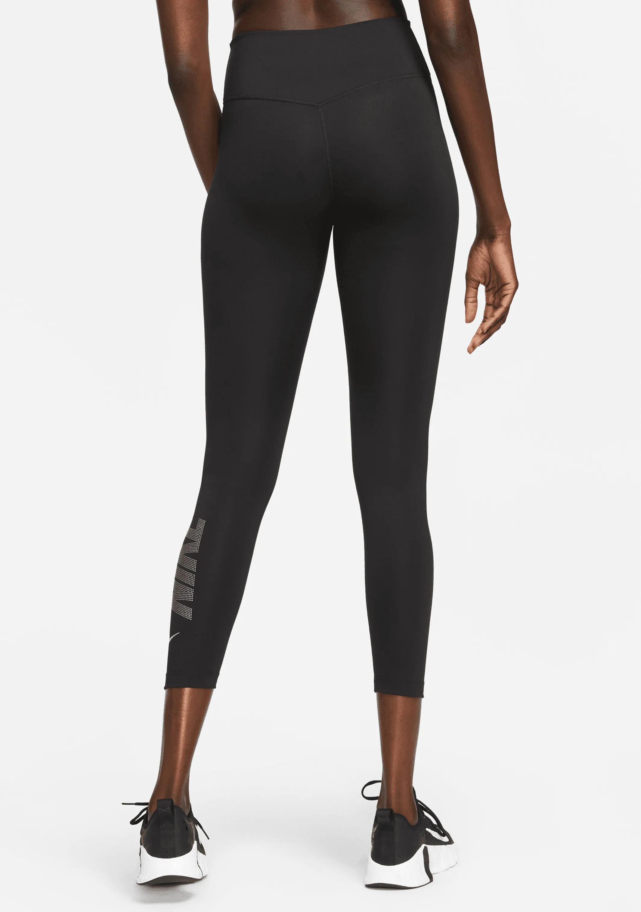 Nike Womens Dri-Fit One Mid-Rise 7/8 Graphic Tight