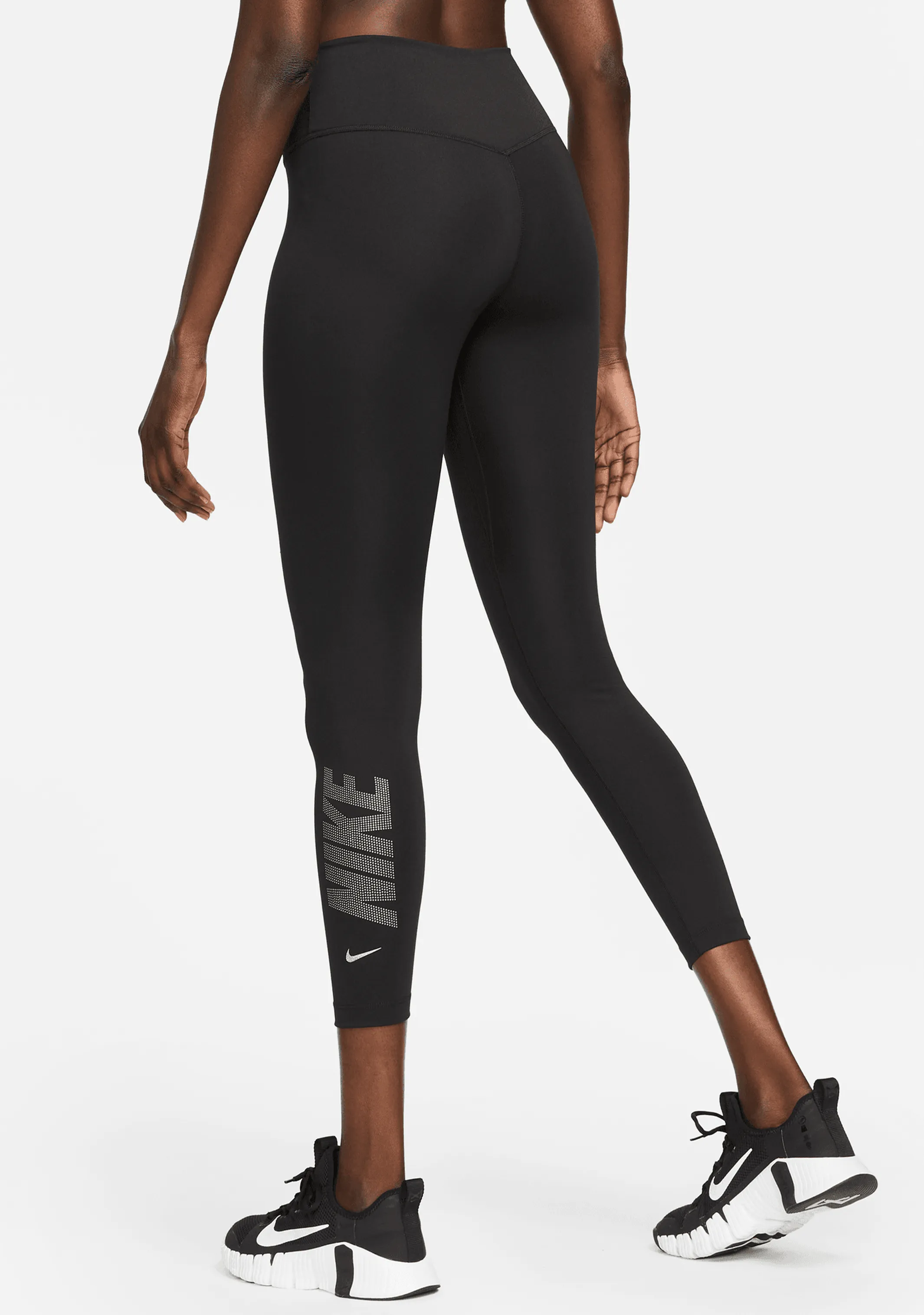 Nike Womens Dri-Fit One Mid-Rise 7/8 Graphic Tight