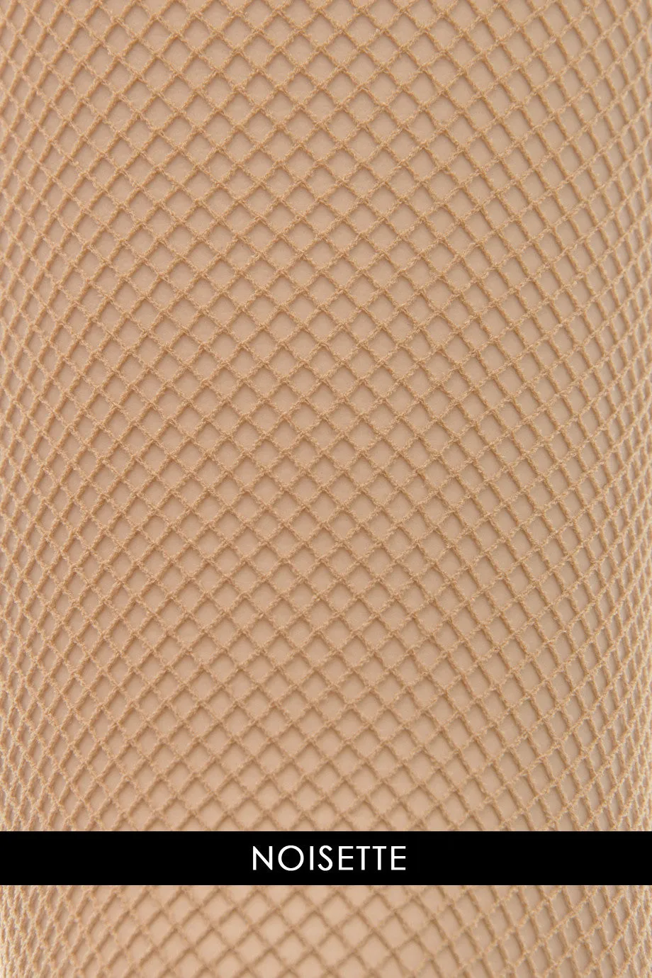 OSÉ RETINA Beige Fishnet Tights (Noisette)