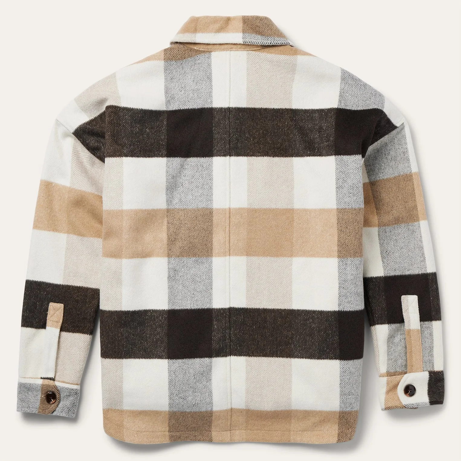 Oversize Plaid Shirt Jacket