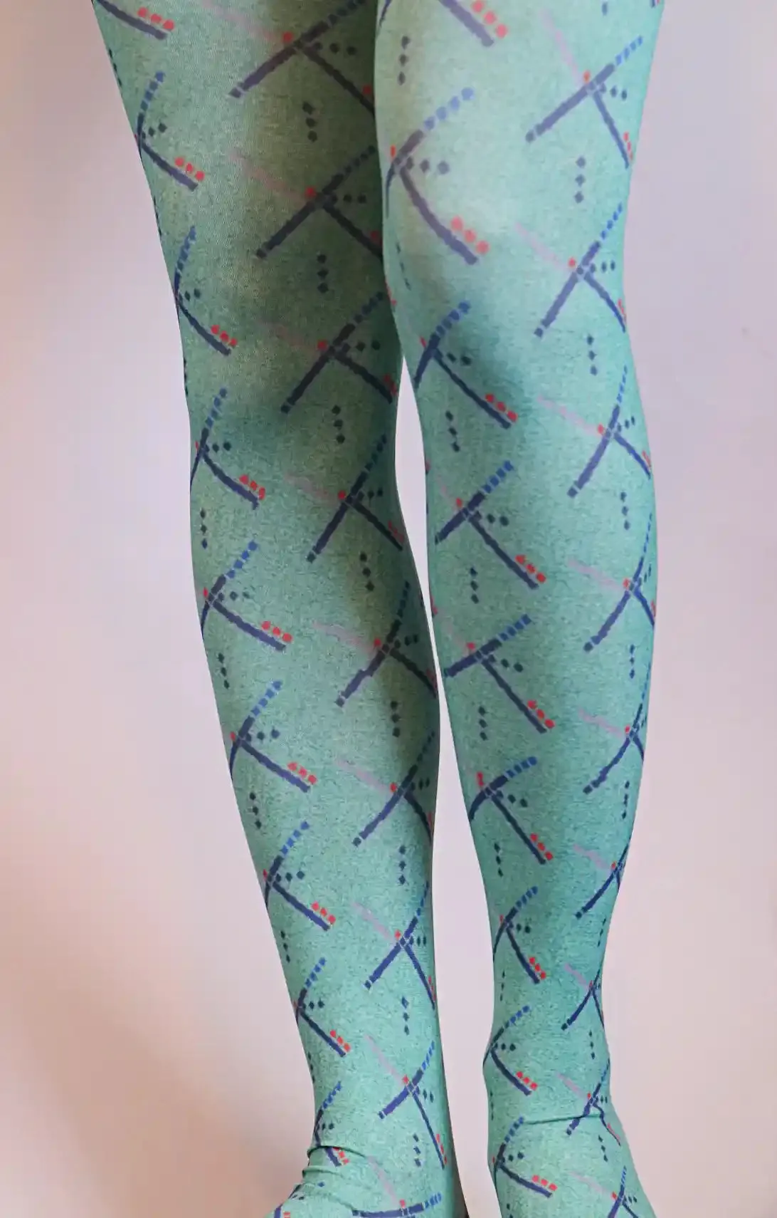 PDX Airport Carpet Tights by Tabbisocks