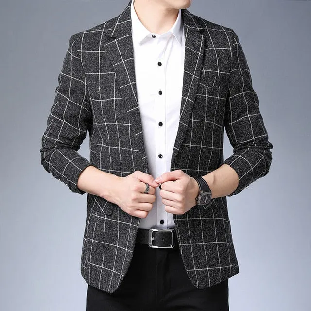 Plaid & Stripes Korean Designer Blazers