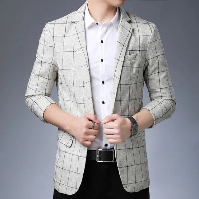 Plaid & Stripes Korean Designer Blazers