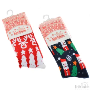 Printed Christmas Tights - NB-12 Months - GT34-X