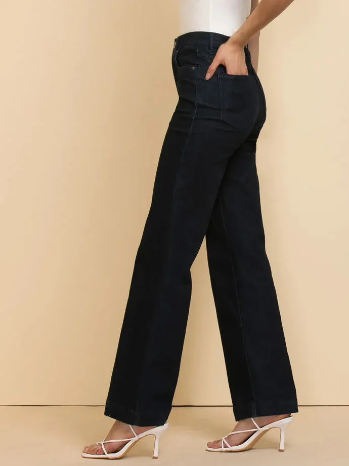 Ricki's Dark Blue Denim LRJ Stretch Trousers