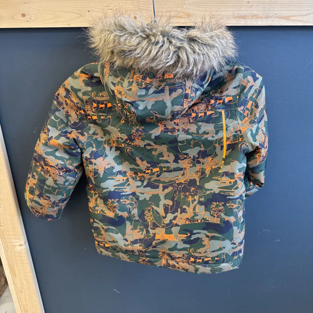 Ripzone - Kids Winter Jacket - MSRP $140: Green Camo/Orange-children-4T