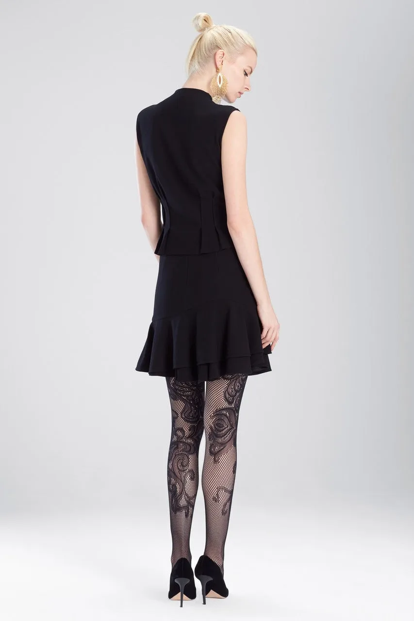 Scroll Net Tights