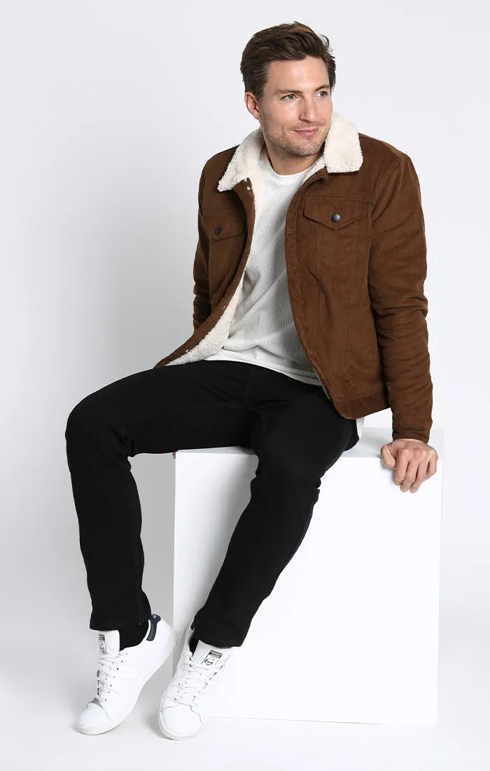 Sherpa Lined Corduroy Trucker Jacket