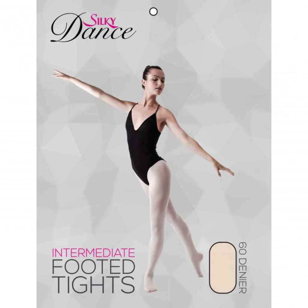 'SILKY' BRAND 60 DENIER FOOTED BALLET DANCE TIGHTS