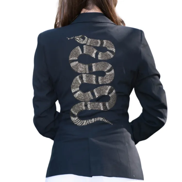 Silver Snake Blazer