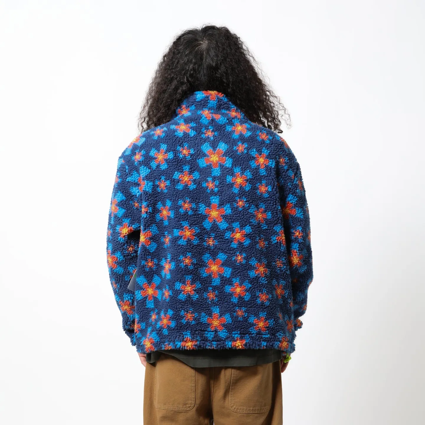 STARBURST SHERPA PRINT 1/4 ZIP