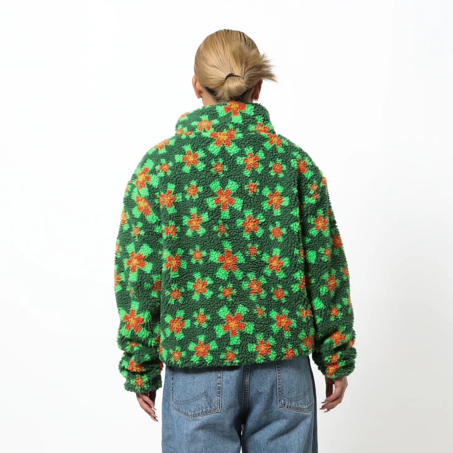 STARBURST SHERPA PRINT 1/4 ZIP