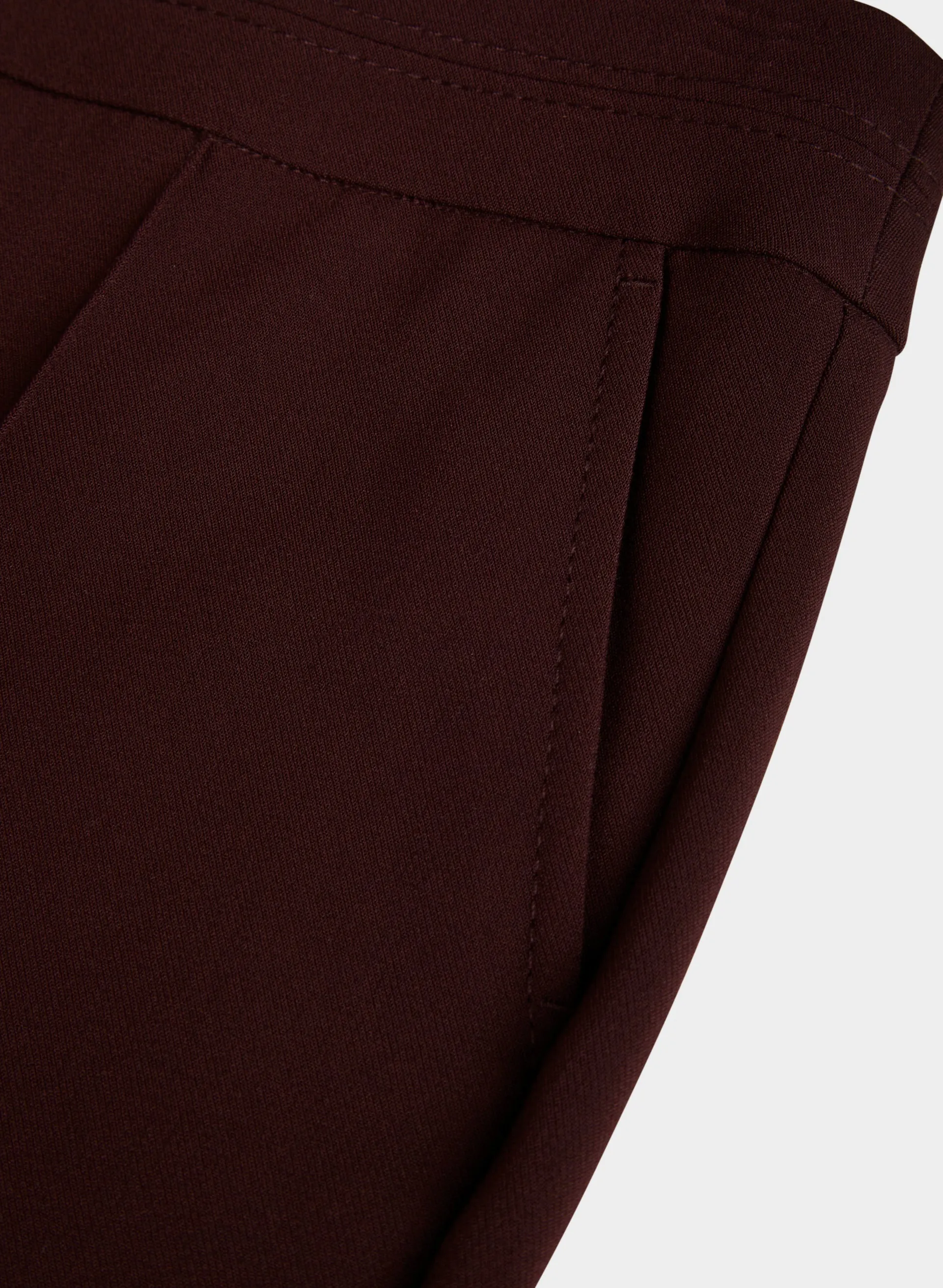 Stitch Detail Straight Leg Pants