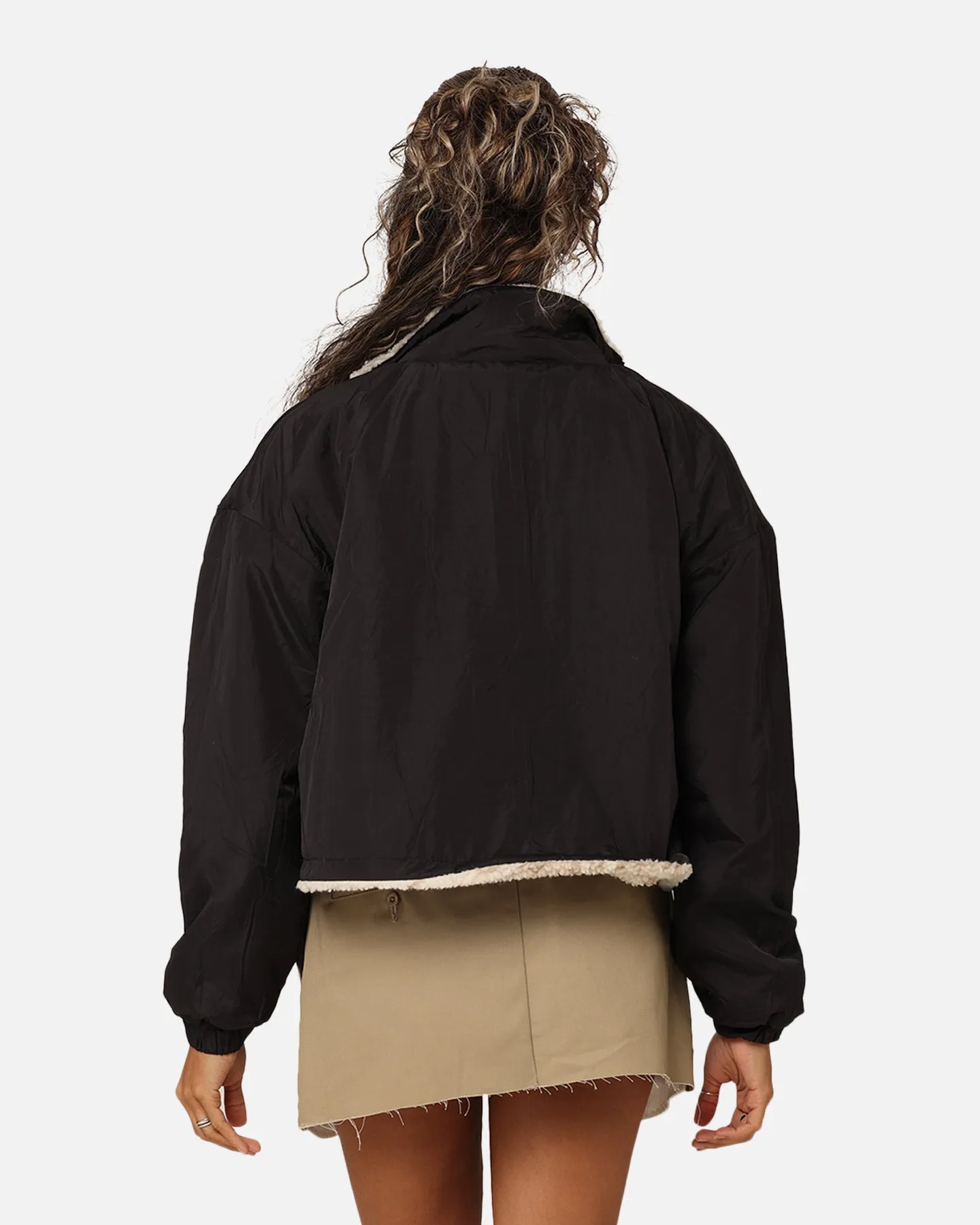 Stussy Women's Dragon Reversible Work Jacket Taupe