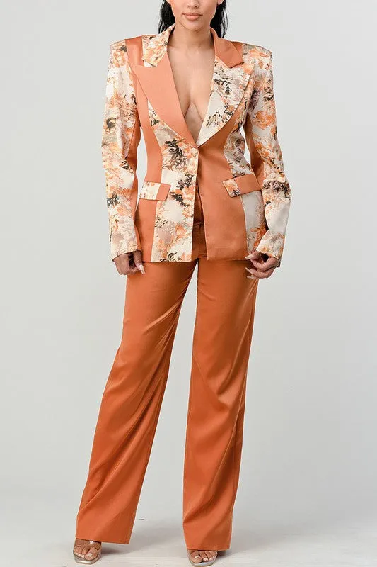 Suit Me Up- Fitted Blazer & Pant Set