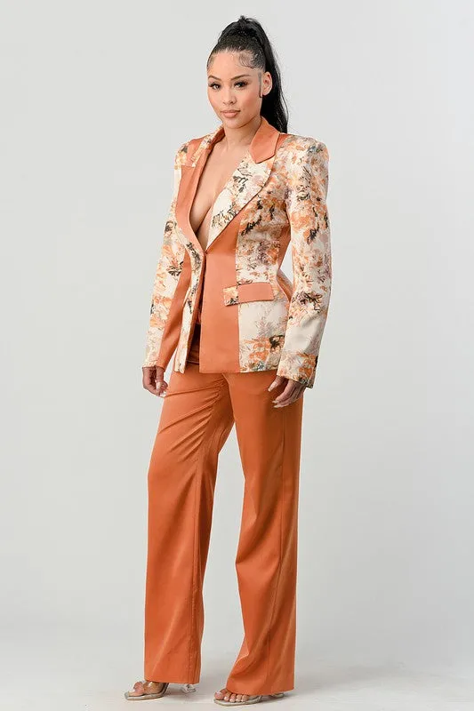 Suit Me Up- Fitted Blazer & Pant Set