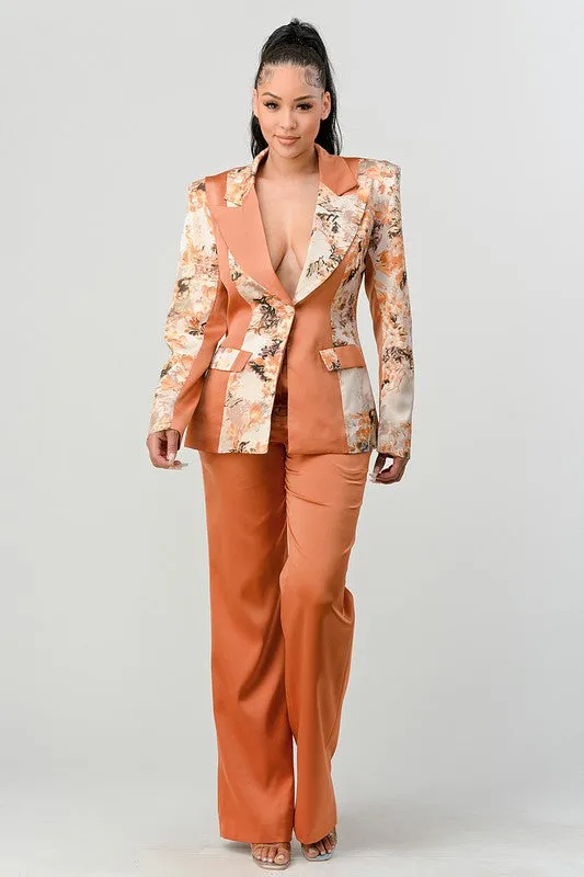 Suit Me Up- Fitted Blazer & Pant Set