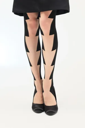 TATTOO TIGHTS / Hem by color