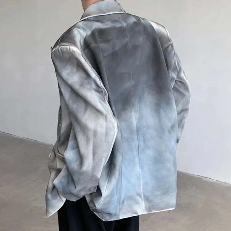 Tie-Dye Hand Painted Loose Blazer