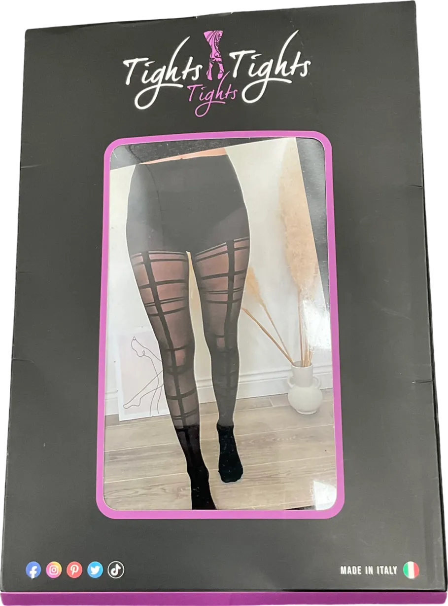 Tights Tights Tights Black Patterned Tights