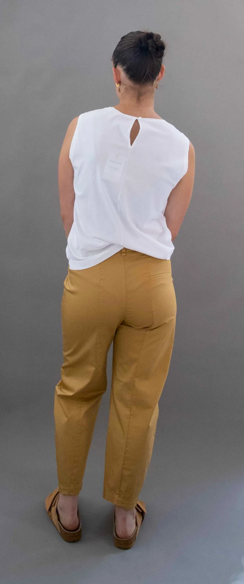 Transit Par Such Split Front Pant in Caramel