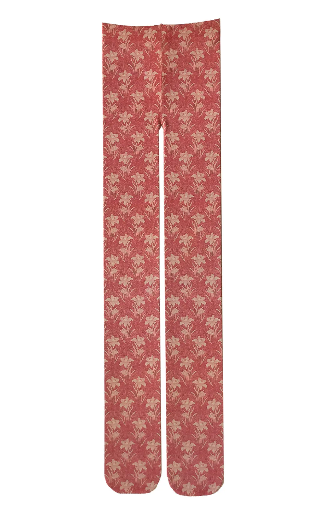 Tulip By William Morris Printed Art Tights