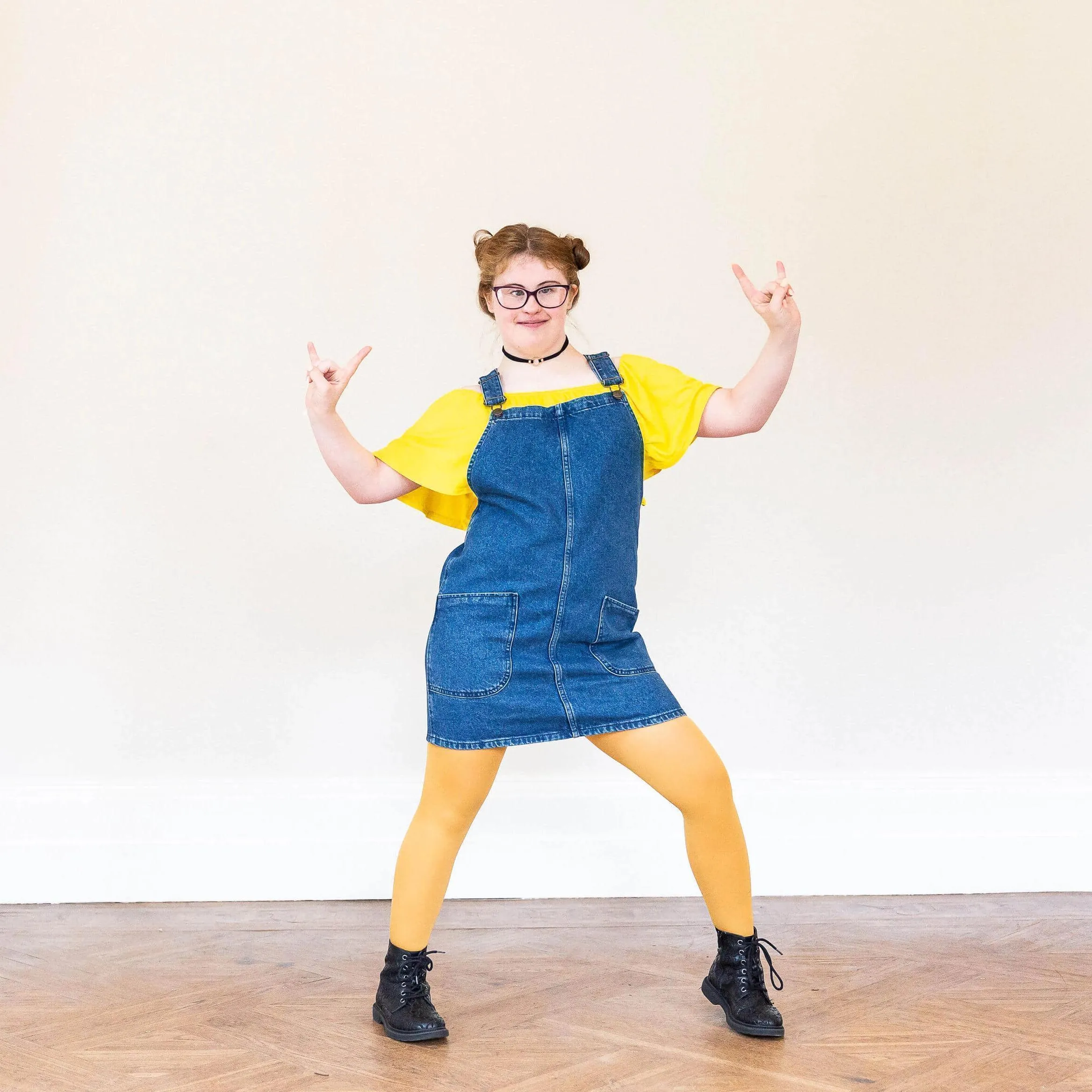 Tween Tights - Colonel Mustard