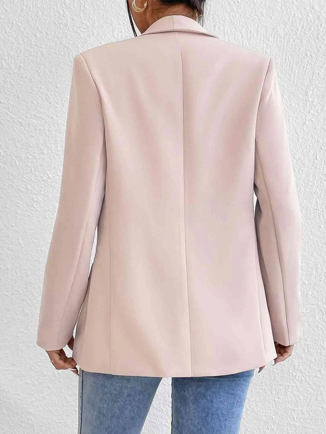 Upgrade Ya Shawl Collar Long Sleeve Blazer