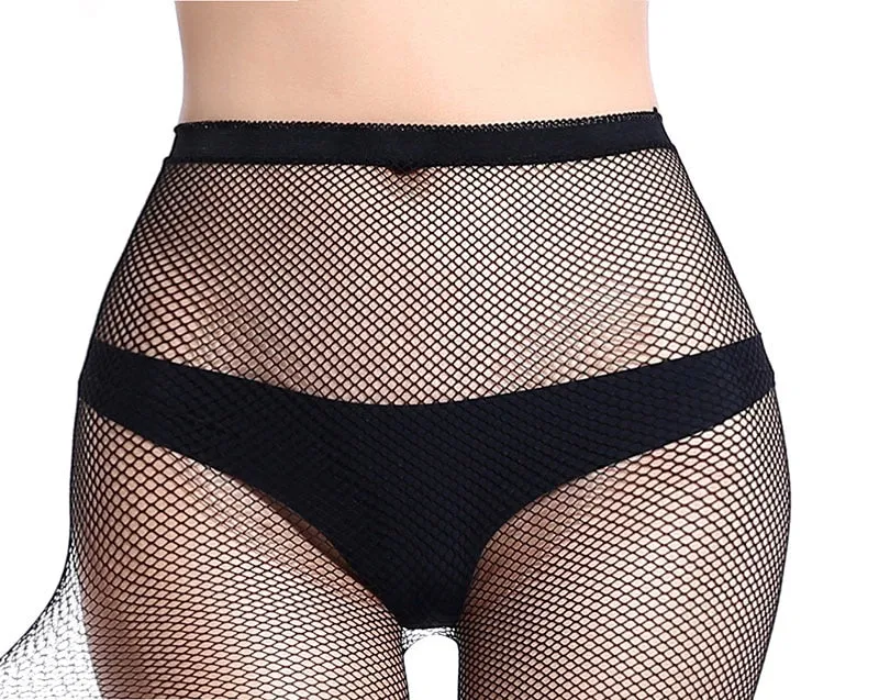 VenusFox 5 Colors Sexy Women High Waist Panty Fishnet Stocking Lingerie