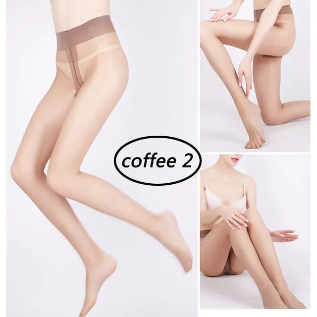 VenusFox Women Lingerie Nylon High Elastic Thin Stockings Pantyhose