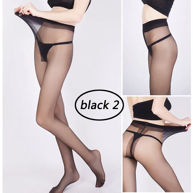 VenusFox Women Lingerie Nylon High Elastic Thin Stockings Pantyhose