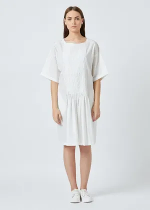 White tunic dress