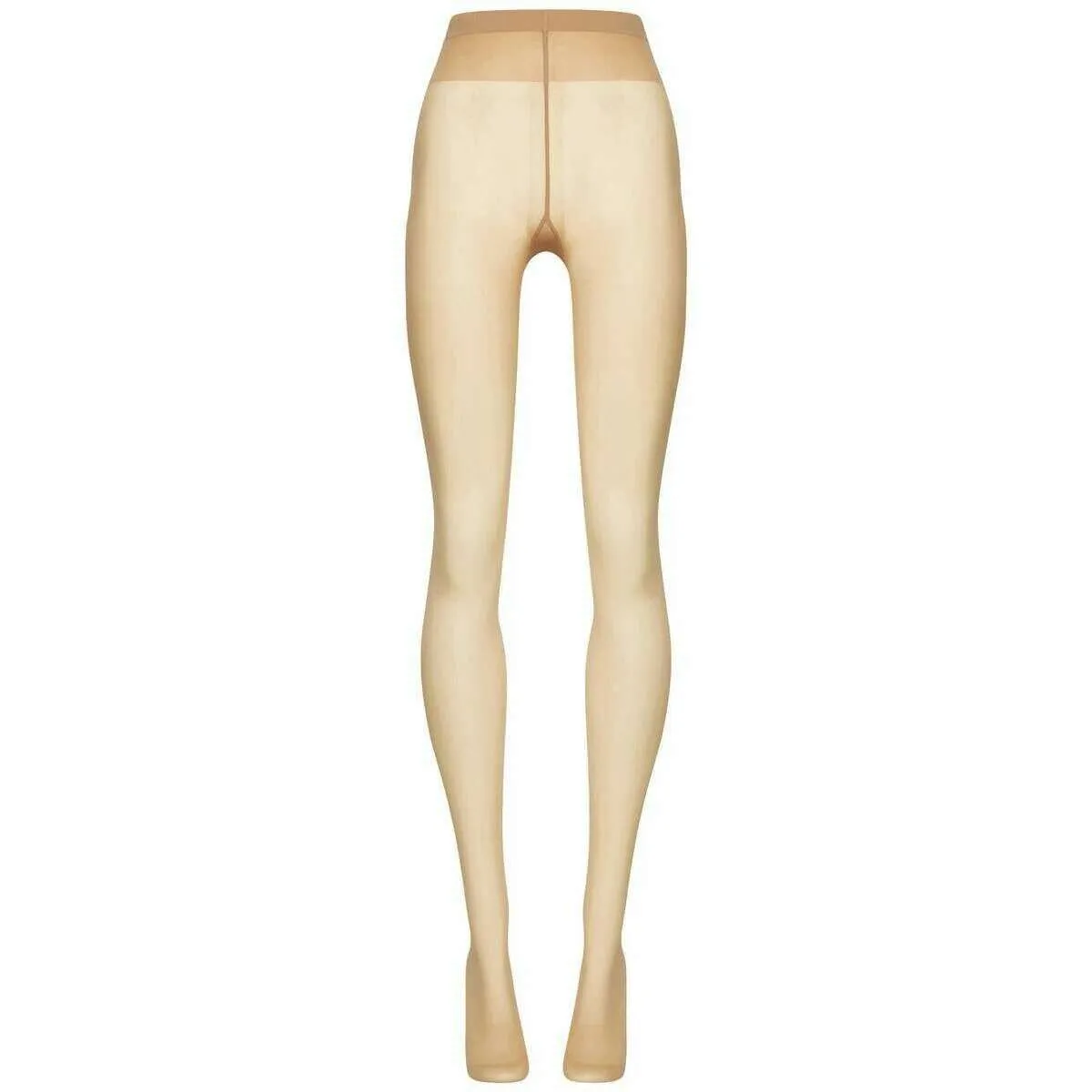 Wolford Individual Ultra Sheer 10 Denier Tights - Gobi Beige