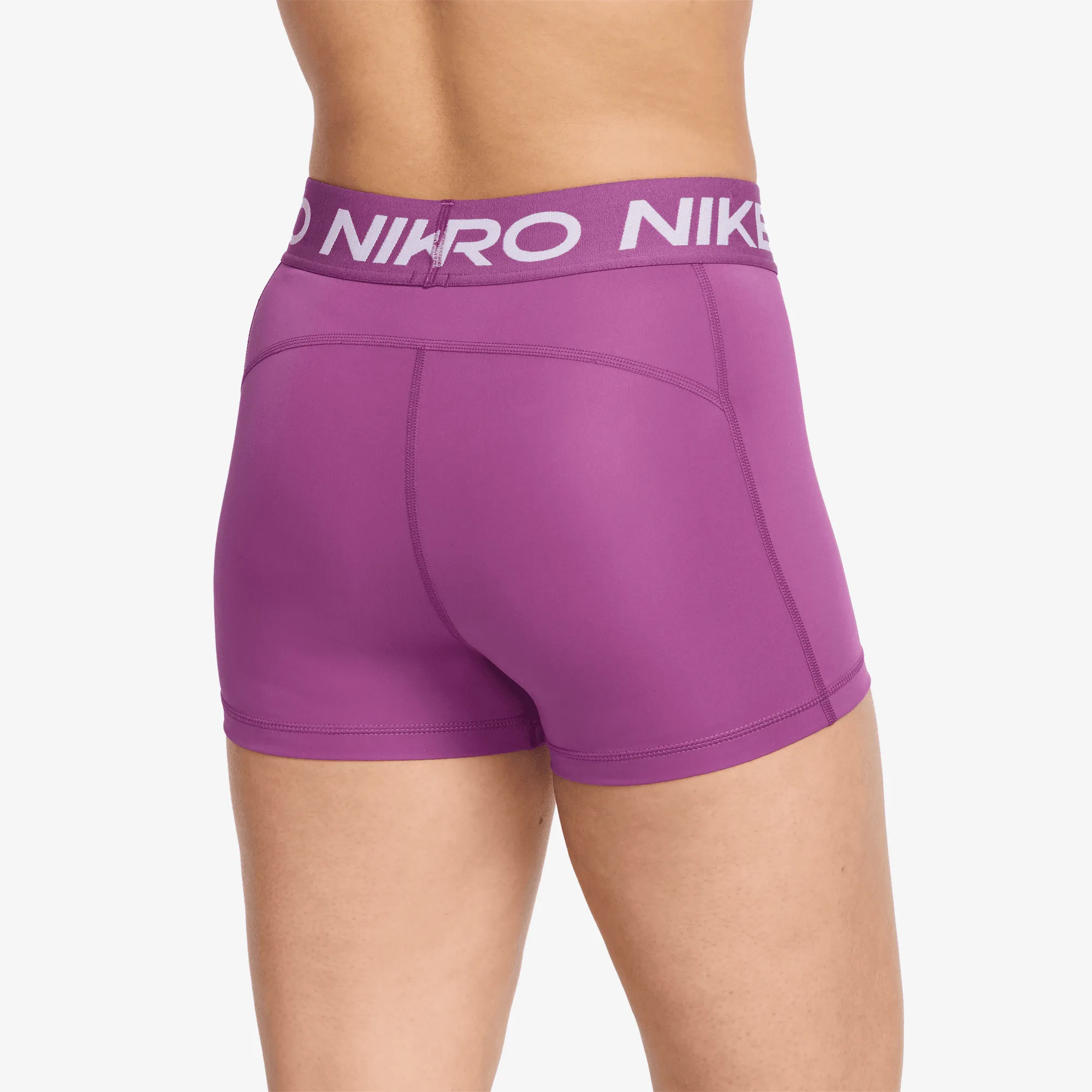 Women's Pro 3" Shorts (518 - Hot Fuchsia/White)