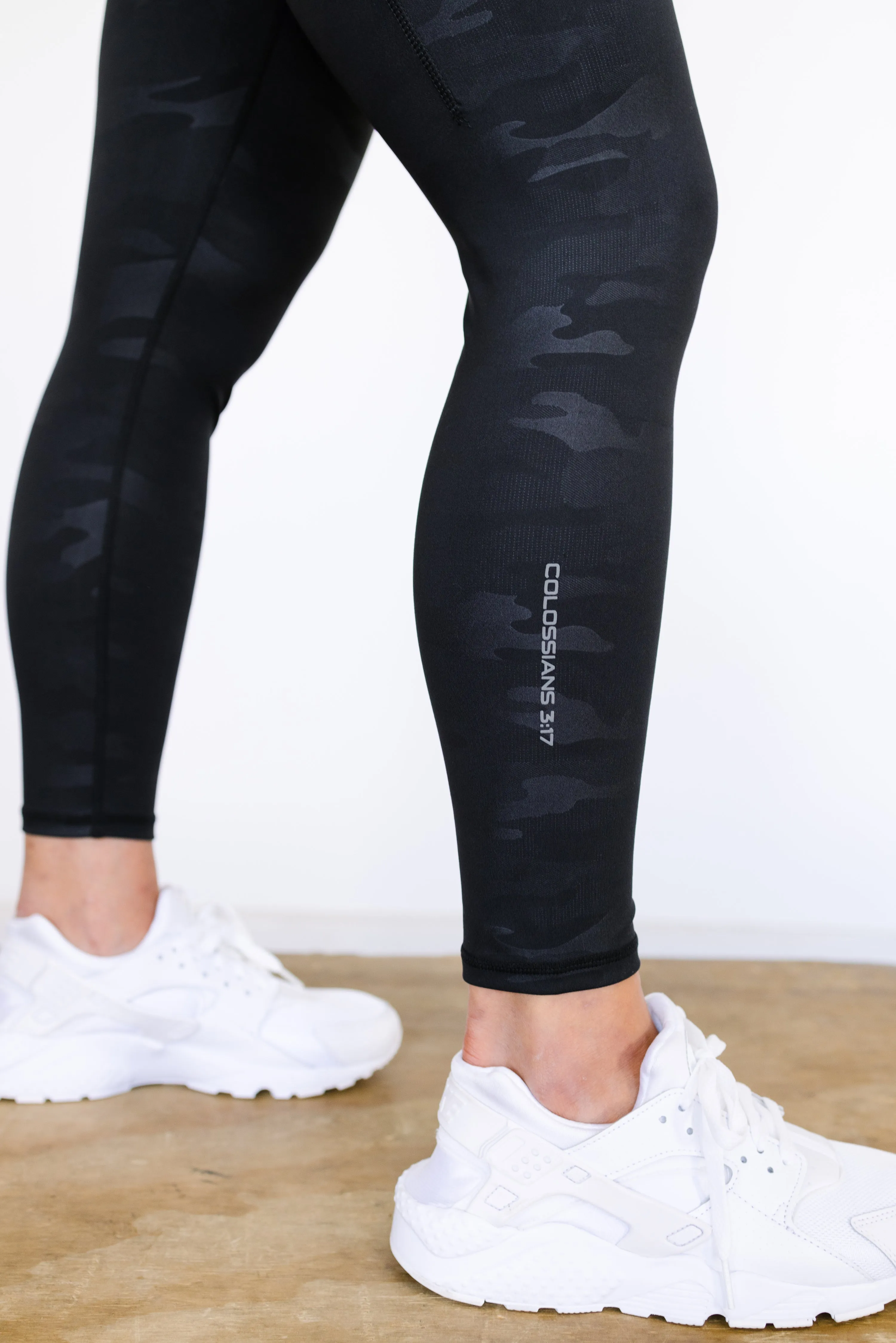 Women's "Active Faith" Camo Tights