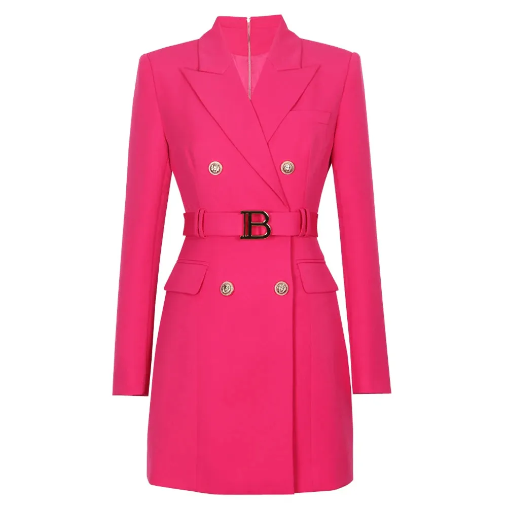 Women's Stylish Designer Elegant Long Blazer Coat