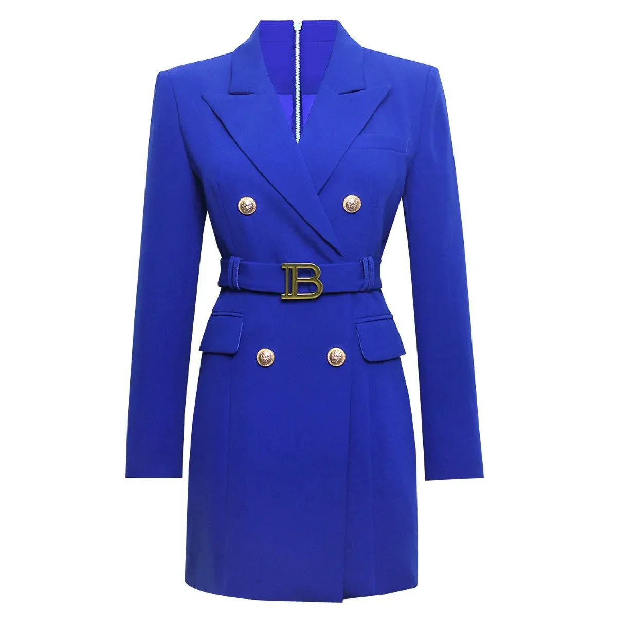 Women's Stylish Designer Elegant Long Blazer Coat