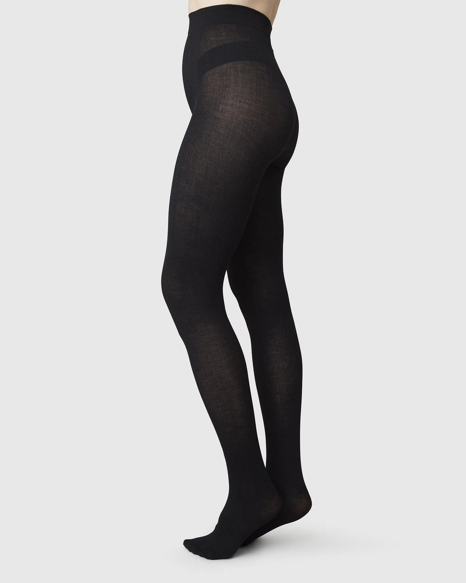 Ylva Fishbone Wool Tights