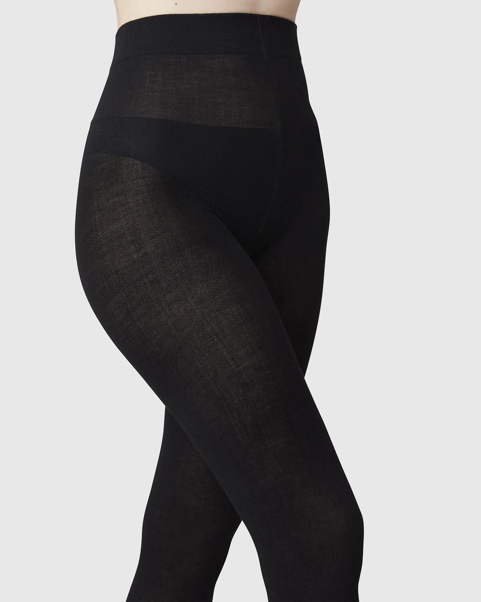 Ylva Fishbone Wool Tights